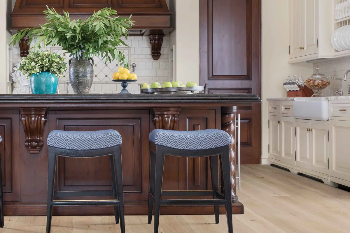 Bella Cera Villa Borghese II Cascia  light blonde oak with warm tan grain double-smoked French Oak hardwood flooring