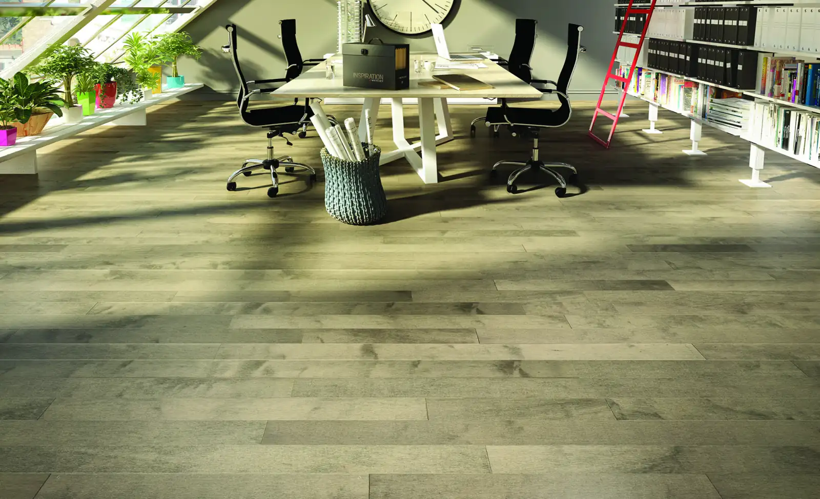 Mercier Design+ Stone Hard Maple hardwood flooring