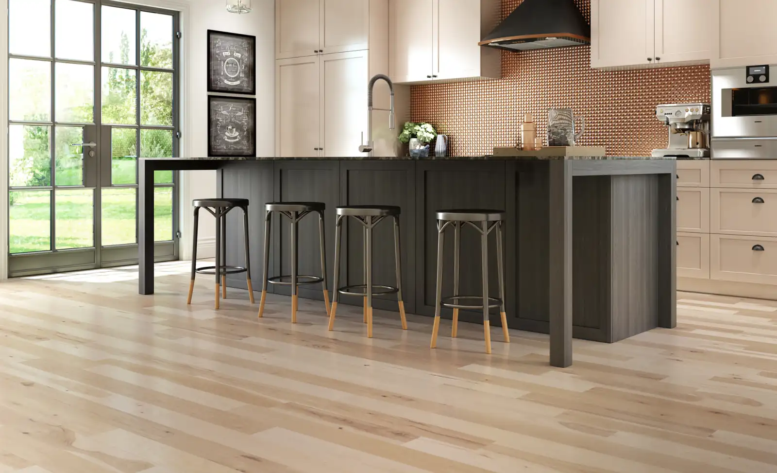 Mercier Naked Hickory hardwood flooring