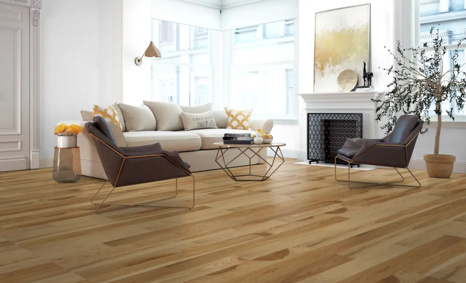 Mercier Origins White Ash Natural hardwood flooring