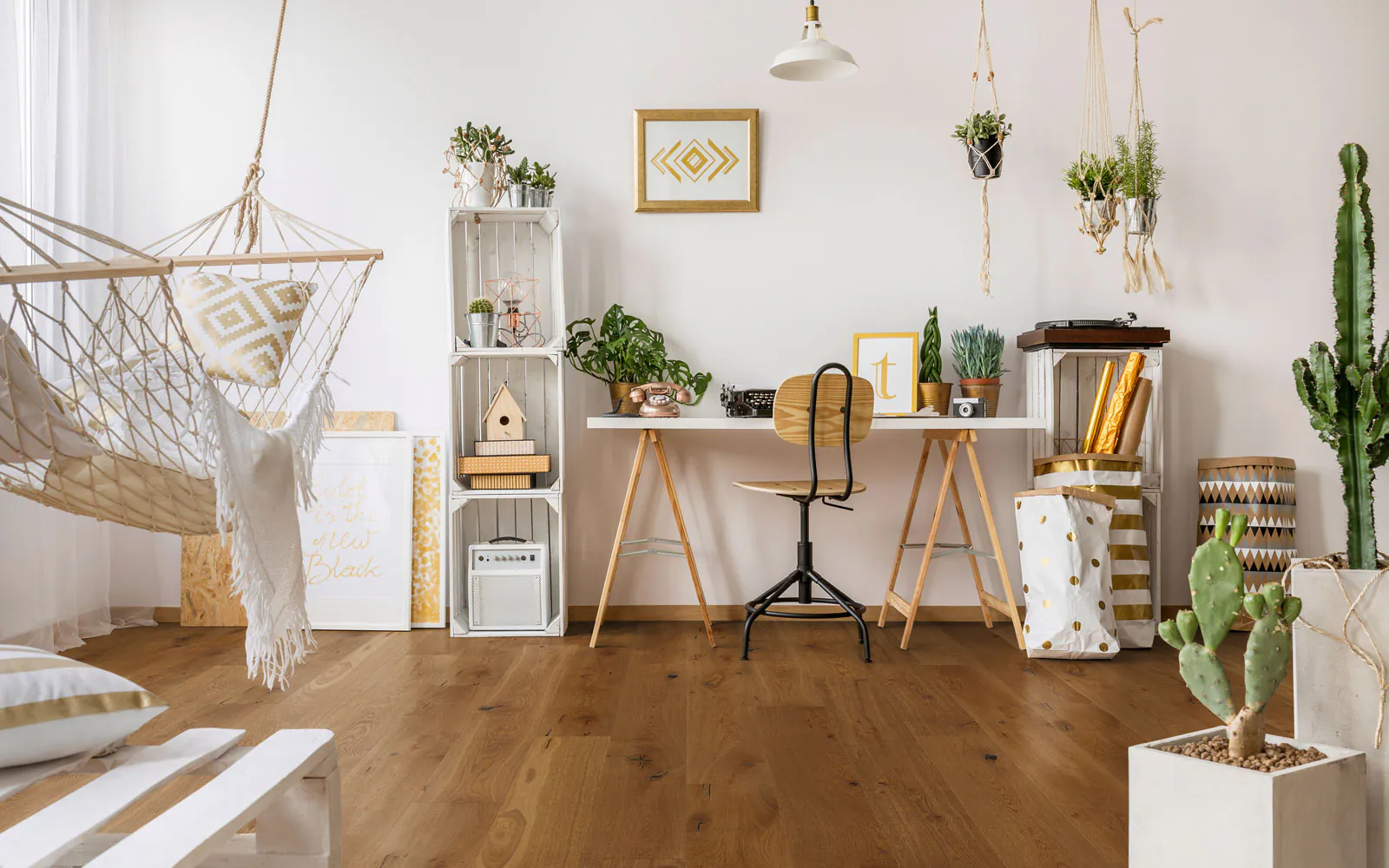 Viking Big Sky Brogan White Oak hardwood flooring 7½″ wide