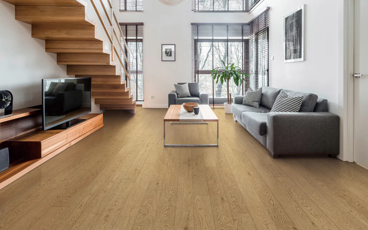 Viking Modern Loft Croft European White Oak hardwood flooring 5″ wide