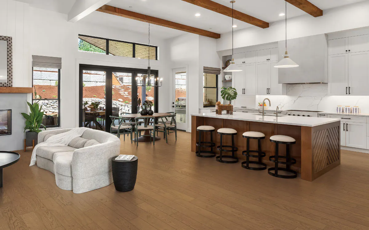 Viking Modern Loft Ravine European White Oak hardwood flooring 5″ wide