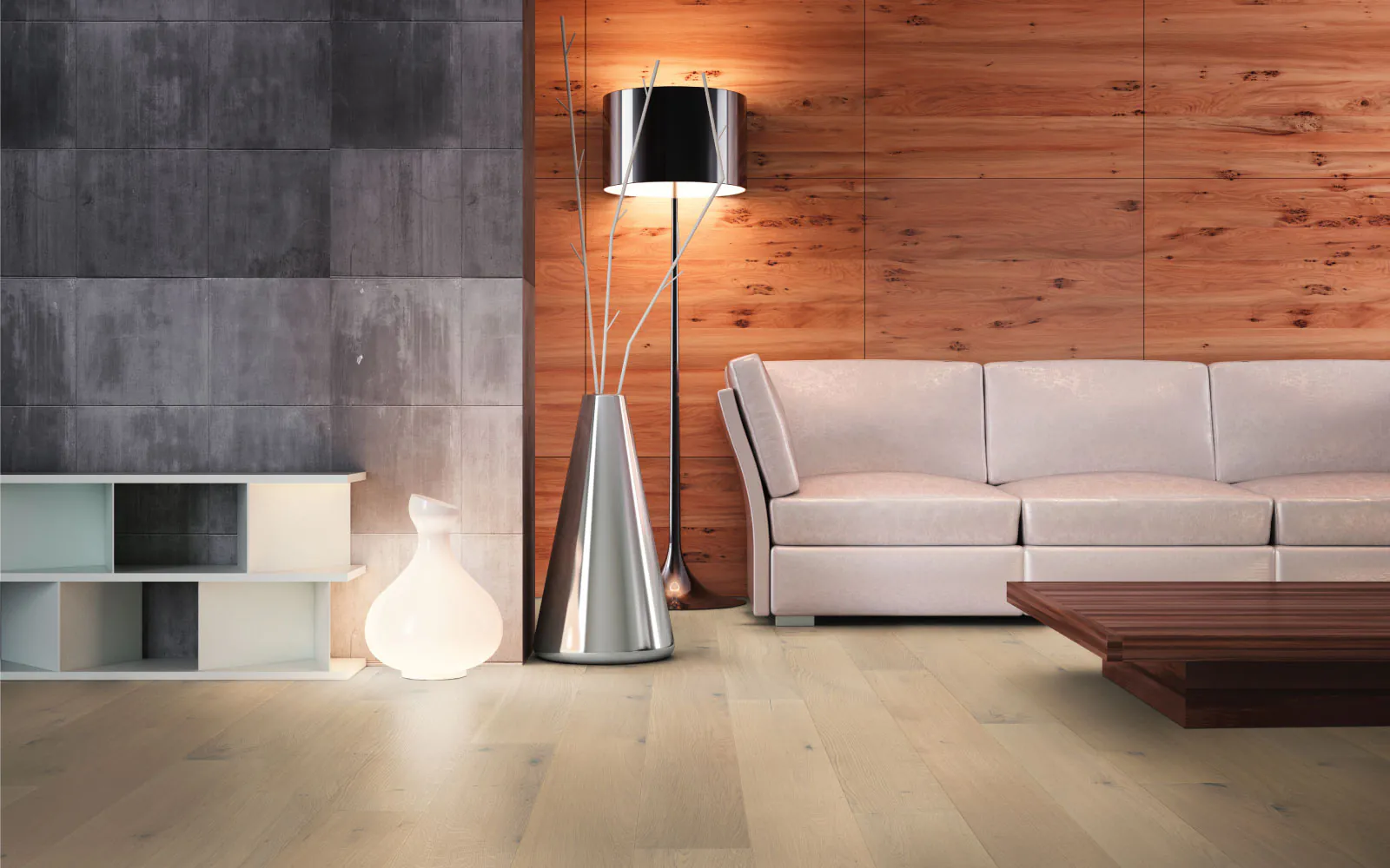 Viking Urban Rustic Sea Salt White Oak hardwood flooring 7½″ wide