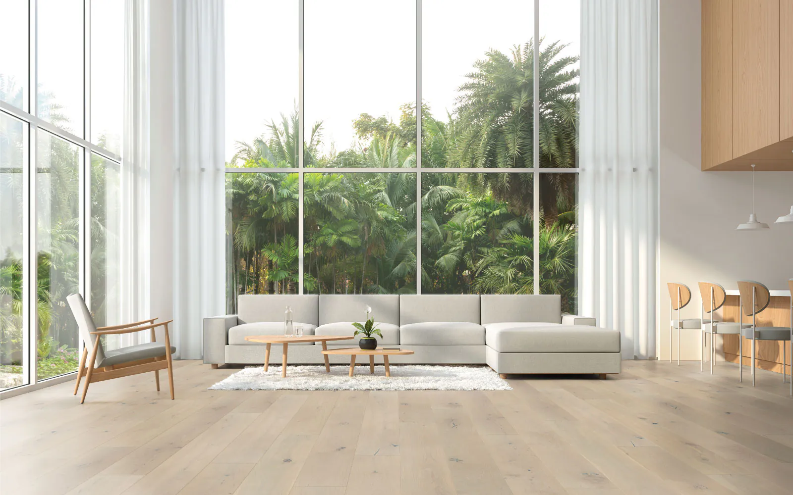 Viking Urban Rustic Windswept White Oak hardwood flooring 7½″ wide