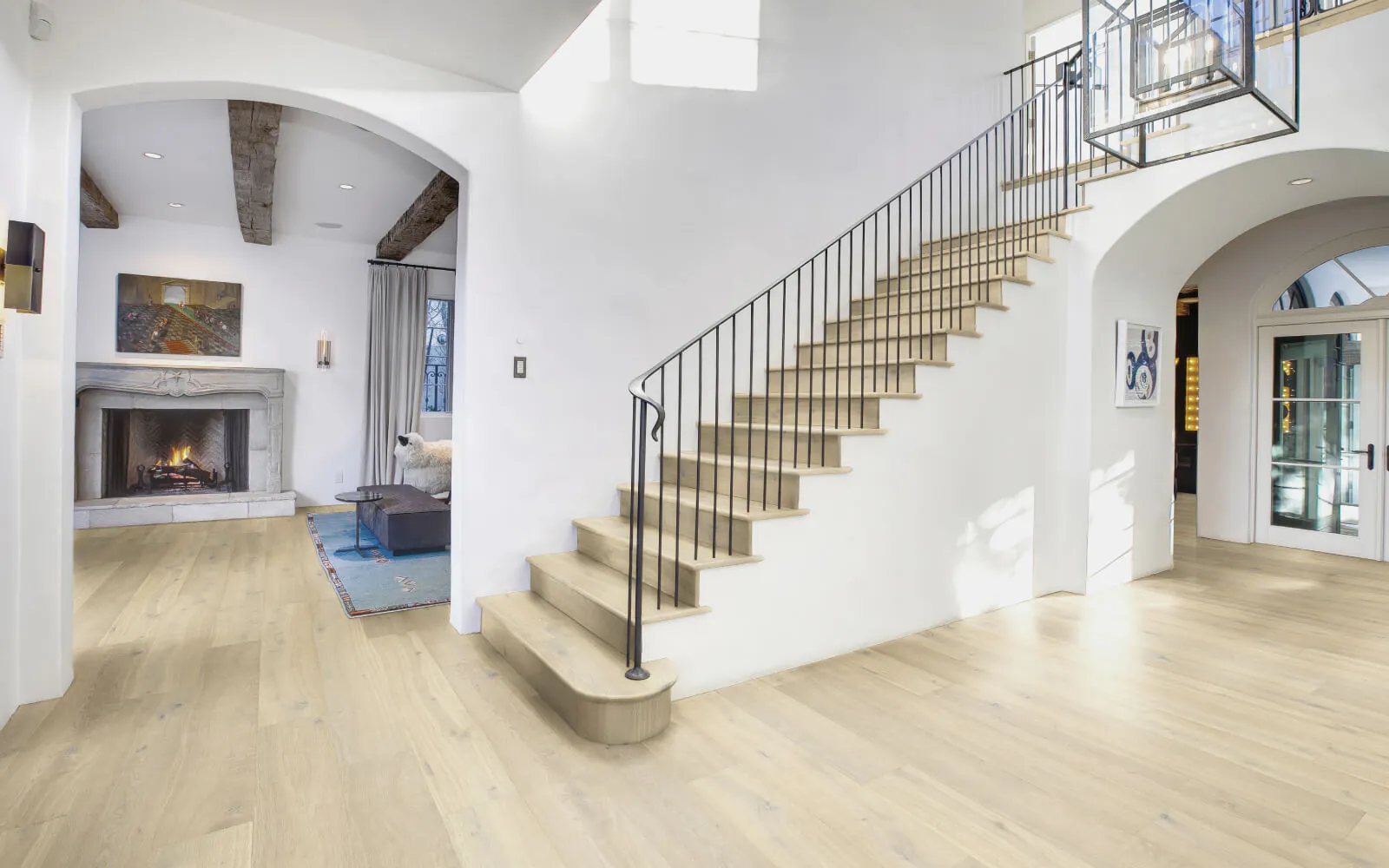 Viking Urban Rustic Zephyr White Oak hardwood flooring 9½″ wide