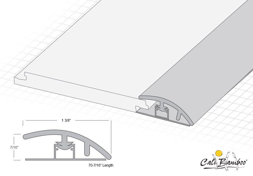 Hickory Brook Vinyl PRO Reducer 7/32" Michigan's Top Reviewed Hardwood Flooring Company