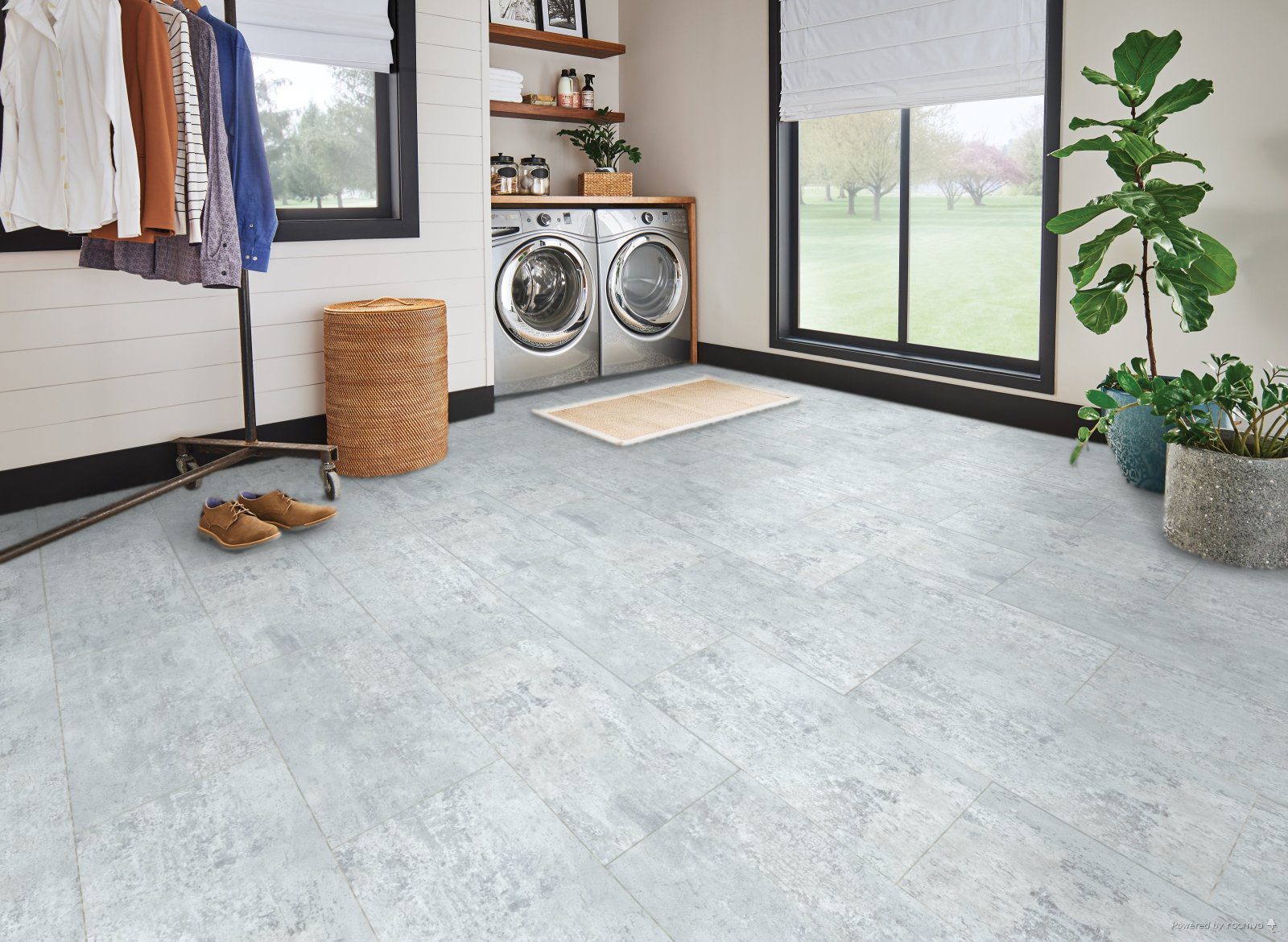 Alterna Tile Artisan Forge White Vague Engineered Tile Width: 12